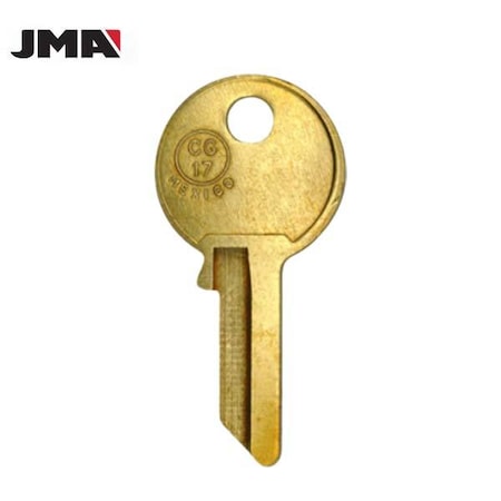 Jma JMA: CG17 / KP1 / 1041Y Chicago Cabinet Key - Brass JMA-CHI-13DE